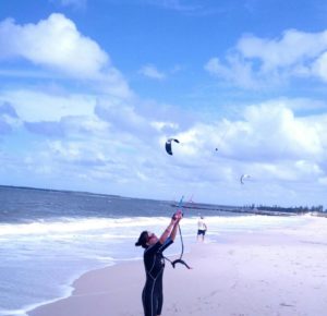 Kite surfing in sydney