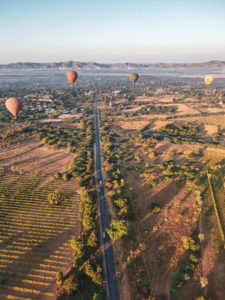 Hot air balloon Bagan