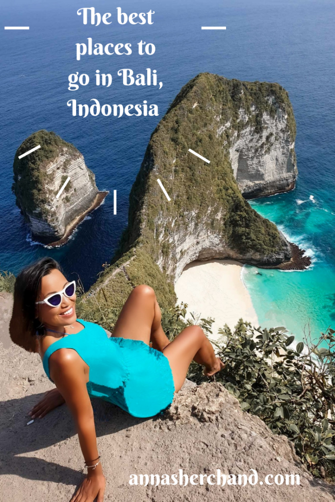 at the broken beach in bali