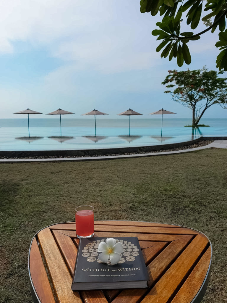 Infinity pool at the baba beach club