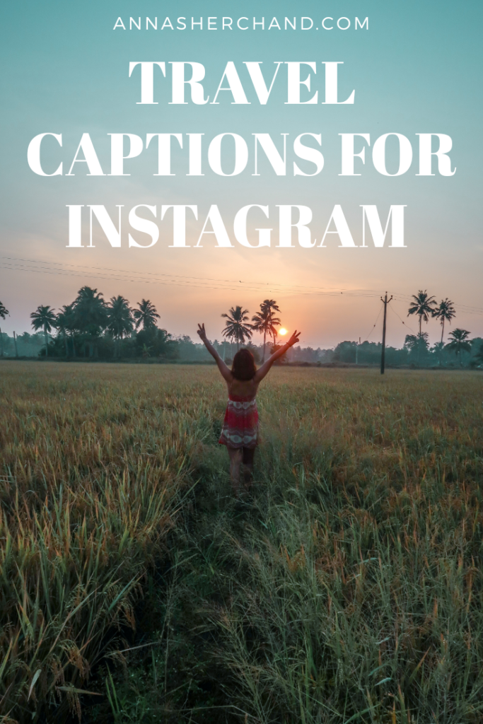 travel one word captions for instagram