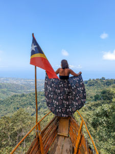 view of dili, east timor from dare