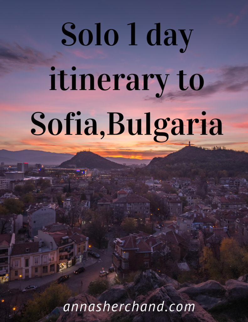 what to see in Sofia in one day