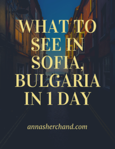 what to see in Sofia in one day