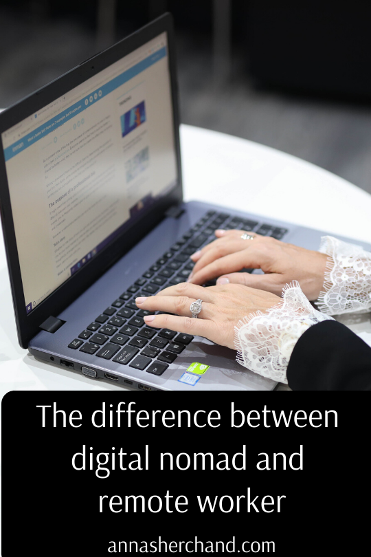 difference between digital nomad and remote worker