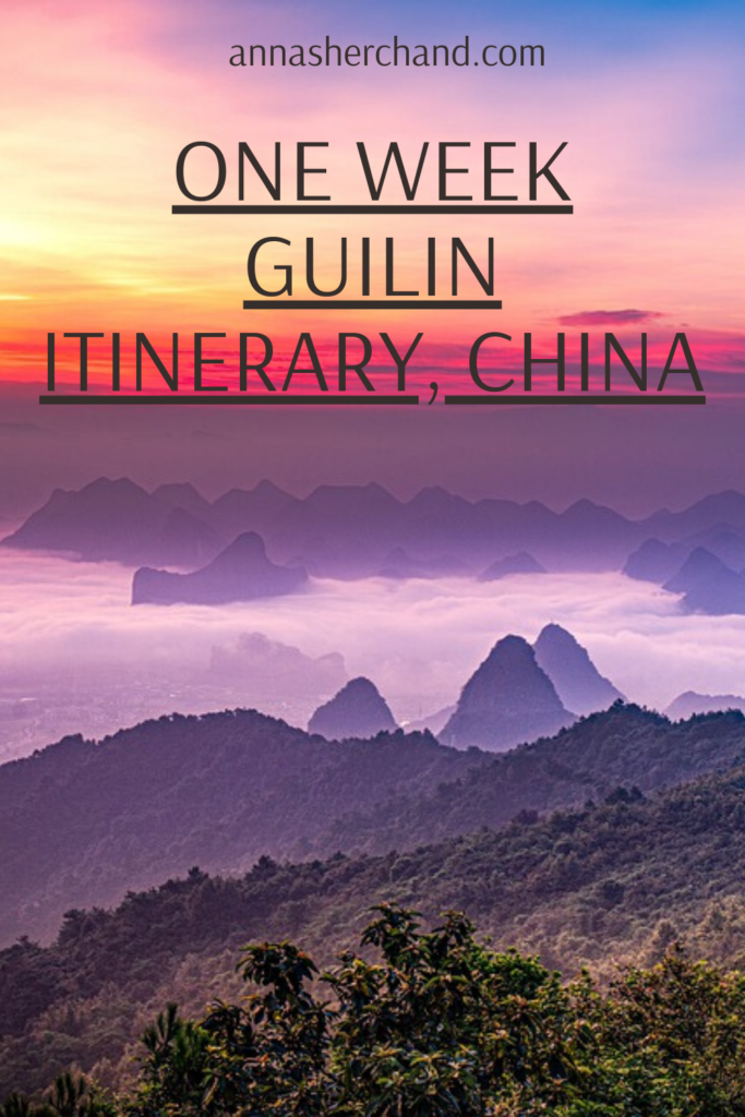 one week Guilin itinerary