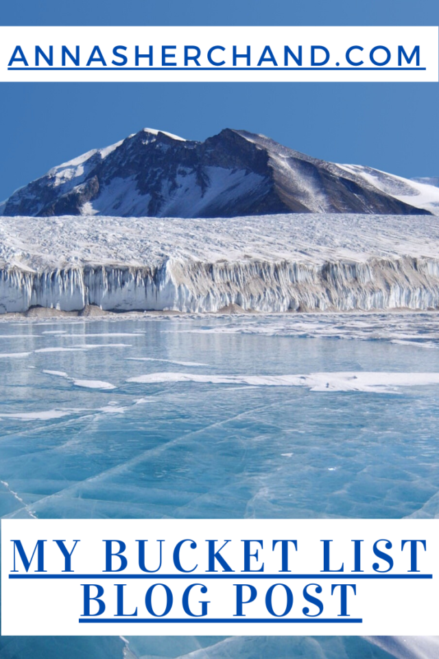 My bucket list blog post is here! Anna Sherchand