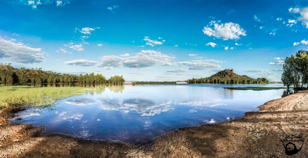 chinamans dam in young dam with a nice view of the water and the greenery