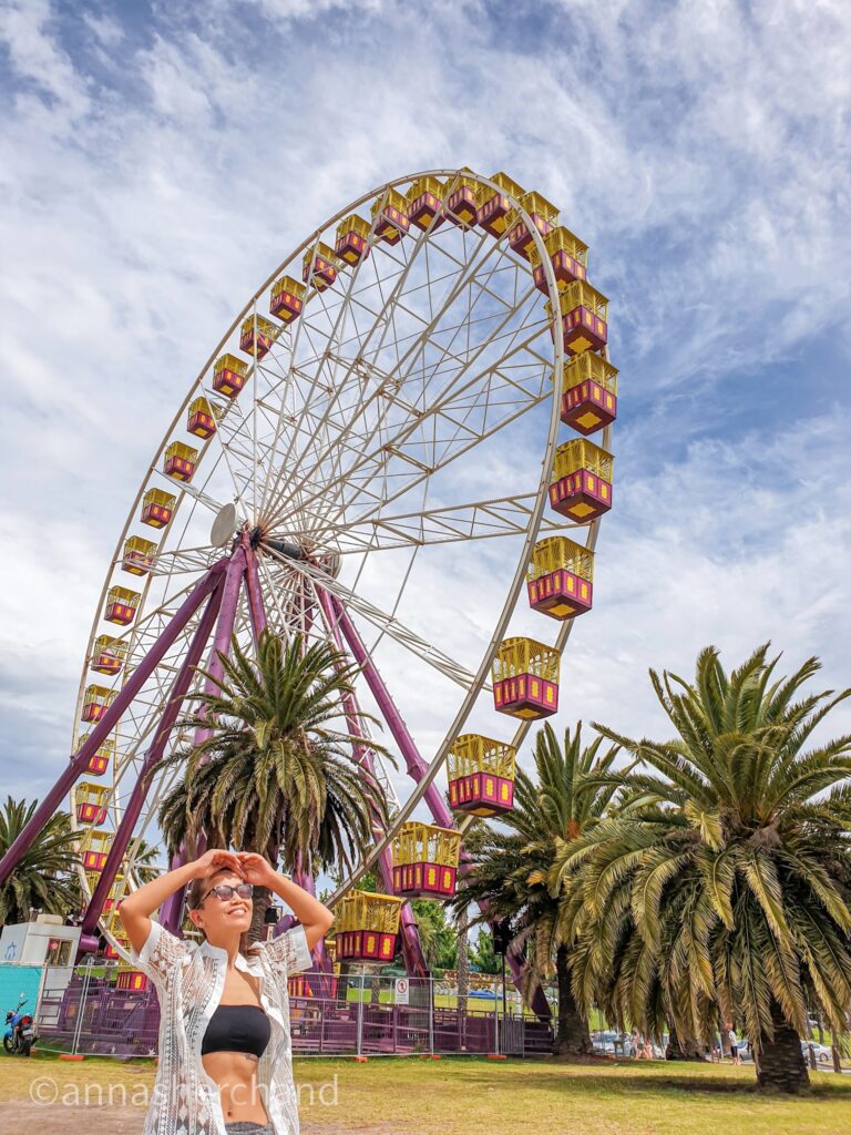 giant ferrris wheel geelong