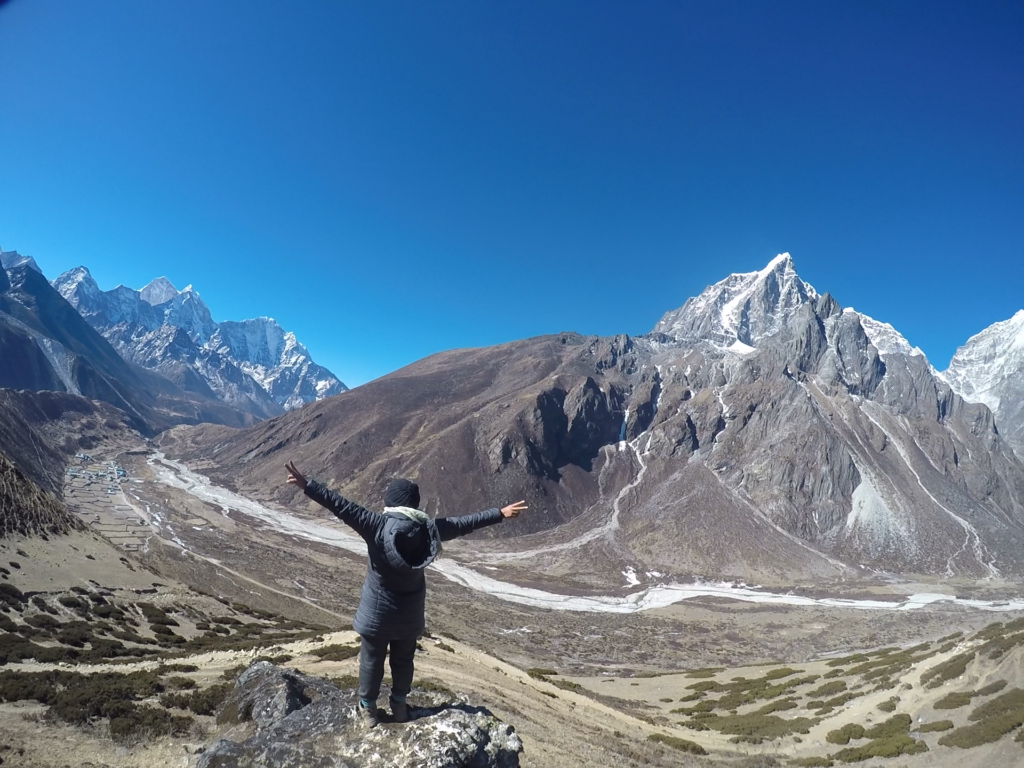 Great traveller. Mountain Trekking.