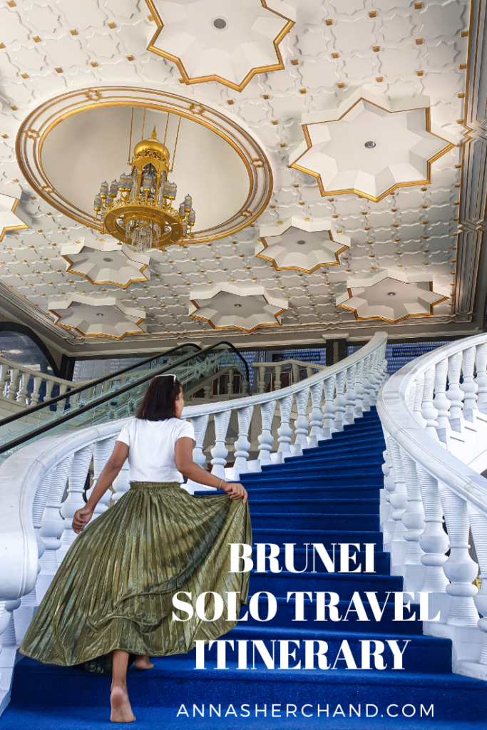 Brunei solo travel itinerary