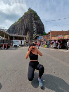 El Penon rock in guatape colombia