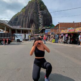 El Penon rock in guatape colombia