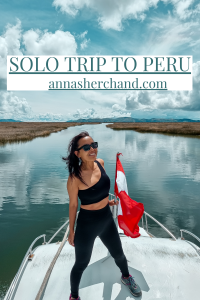 solo trip to Peru