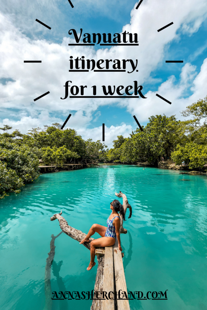 vanuatu itinerary for 1 week