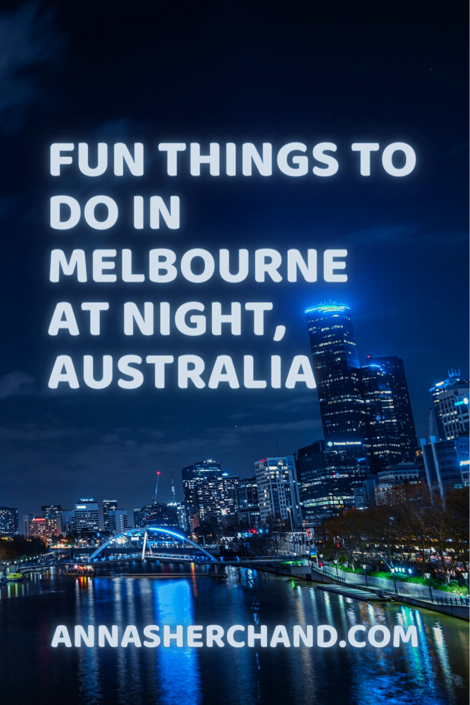 melbourne at night