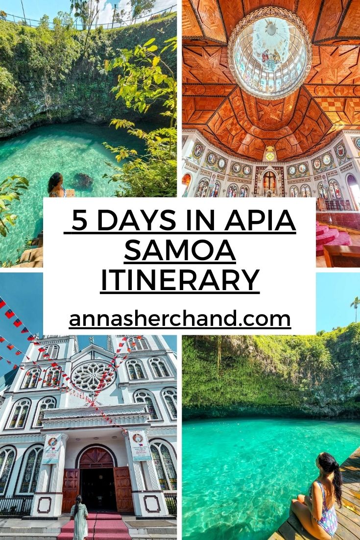 5 days in Apia Samoa itinerary